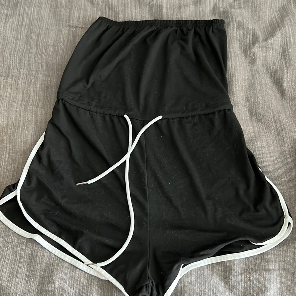 Black & white romper